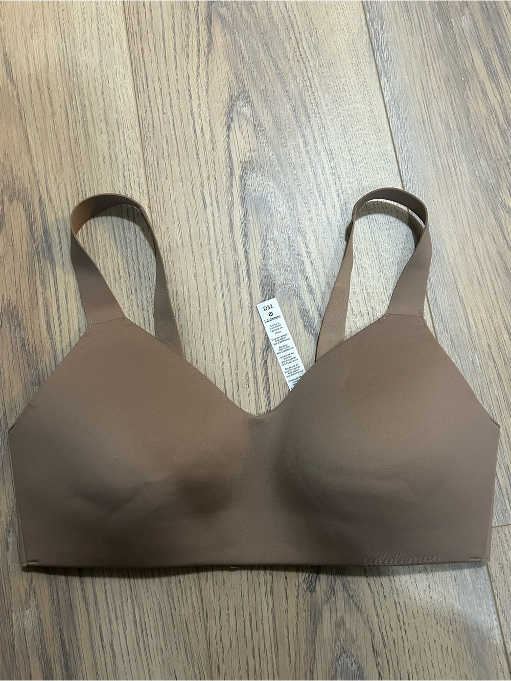 lululemon athletica Seamless Wireless Bra in Chestnut Brown